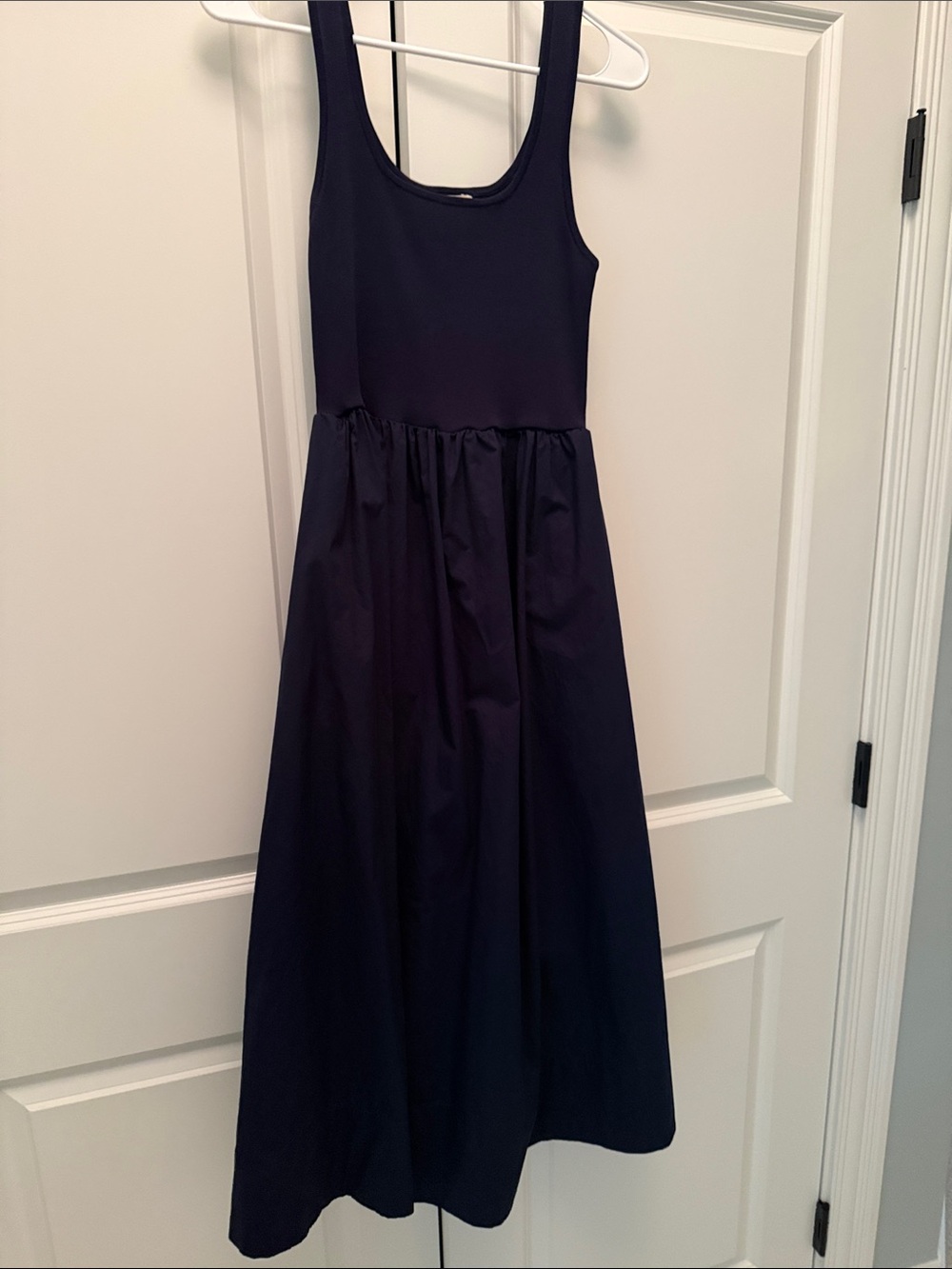 Tuckernuck Navy Mixed Media Juliette Dress- Like New.
